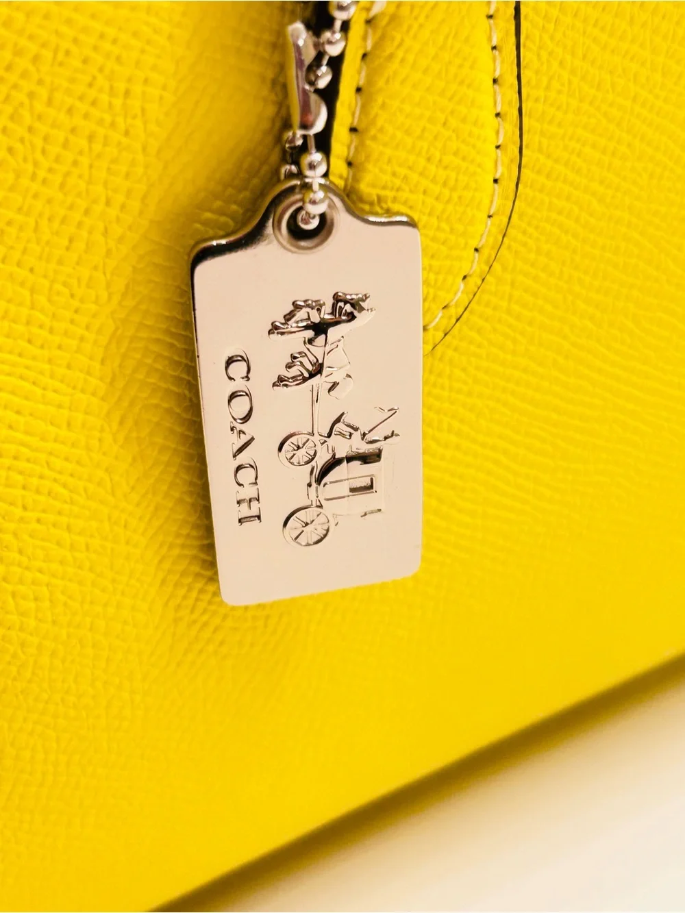 RARE Coach Est. 1941 Horse and Carriage Keychain/ bag Charm